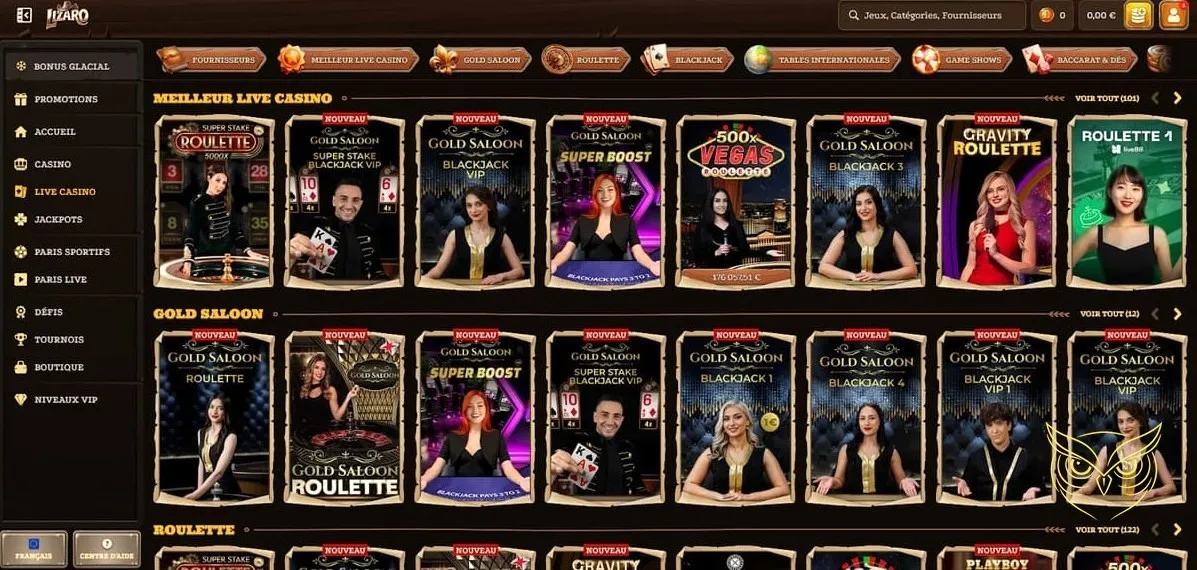 Icône des défis quotidiens Lizaro Casino.