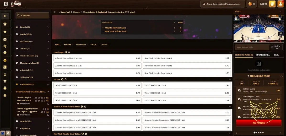 Icône de la boutique de récompenses Lizaro Casino.