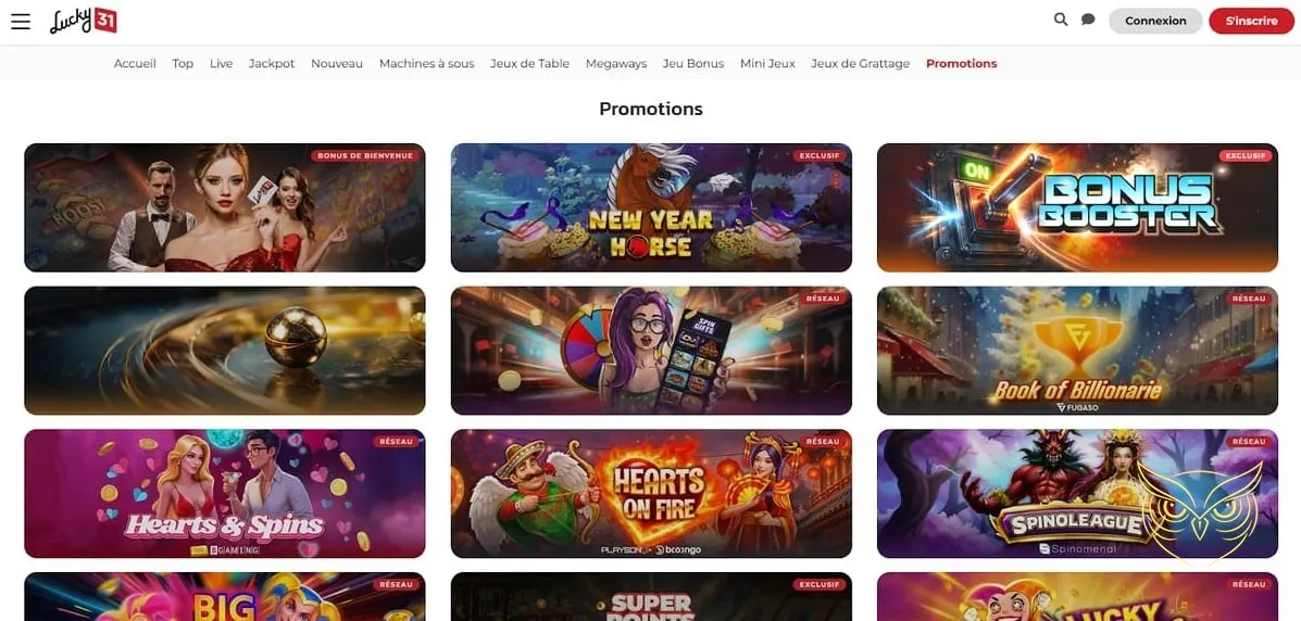 Icône de la section FAQ Lucky 31 Casino.