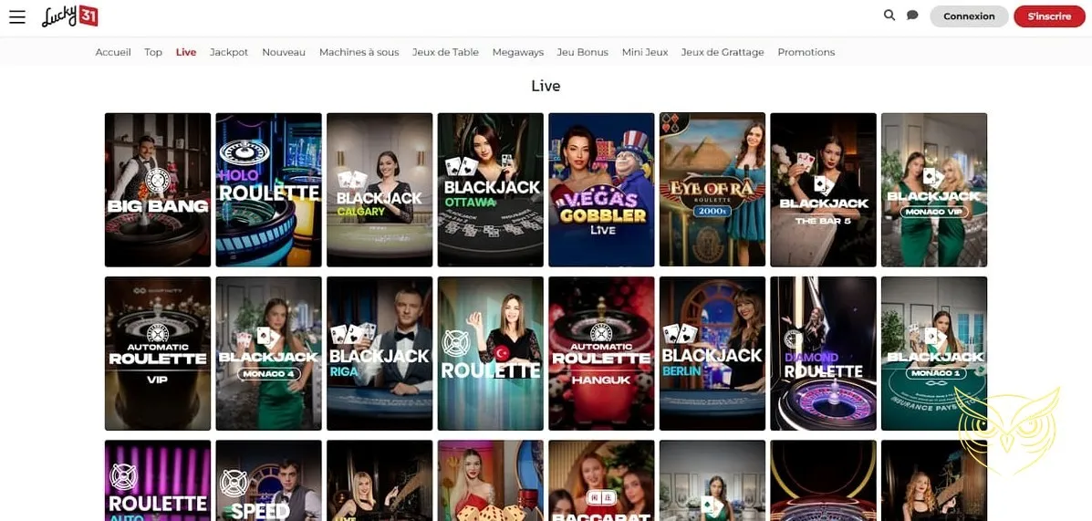 Icône des promotions hebdomadaires Lucky 31 Casino.