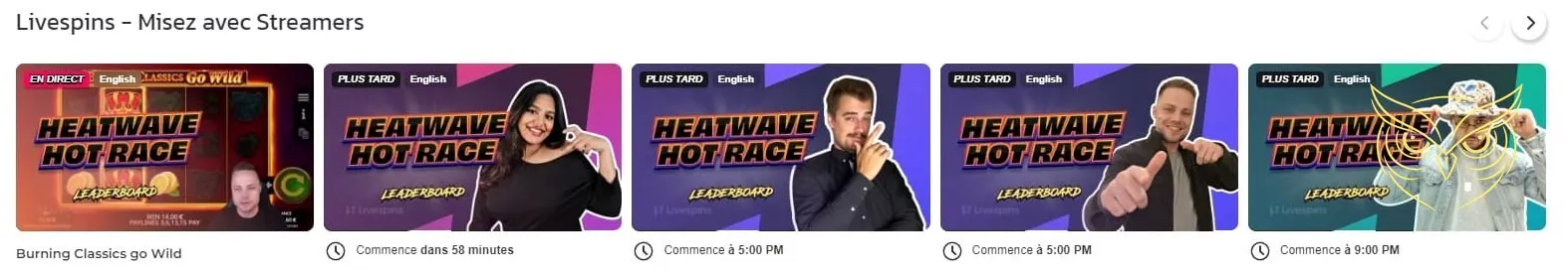 Capture du magasin Super Points Lucky 31 Casino.