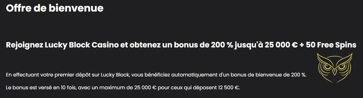 Icône des paris sportifs Lucky Block