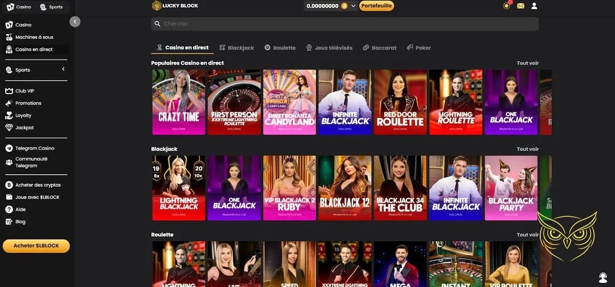 Visuel paris sportifs Twitch et YouTube Lucky Block