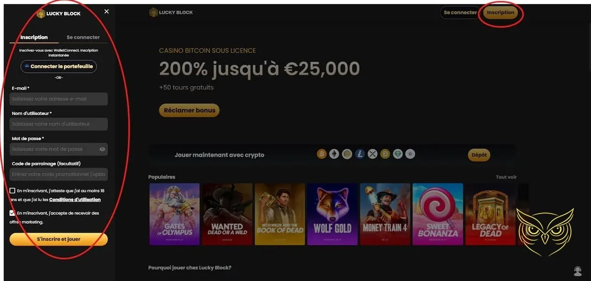 Icône des missions de Lucky Block