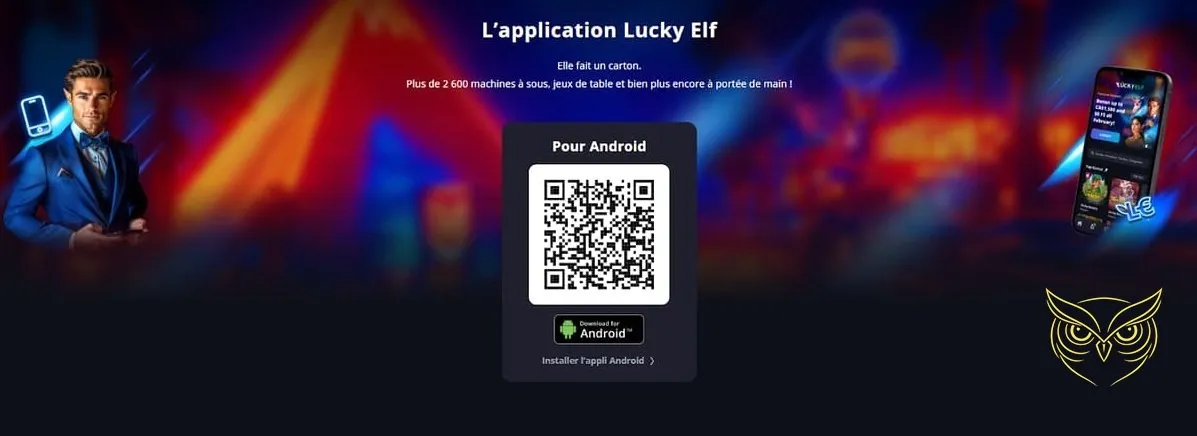 Sélection de jeux de machines à sous Lucky Elf Casino.