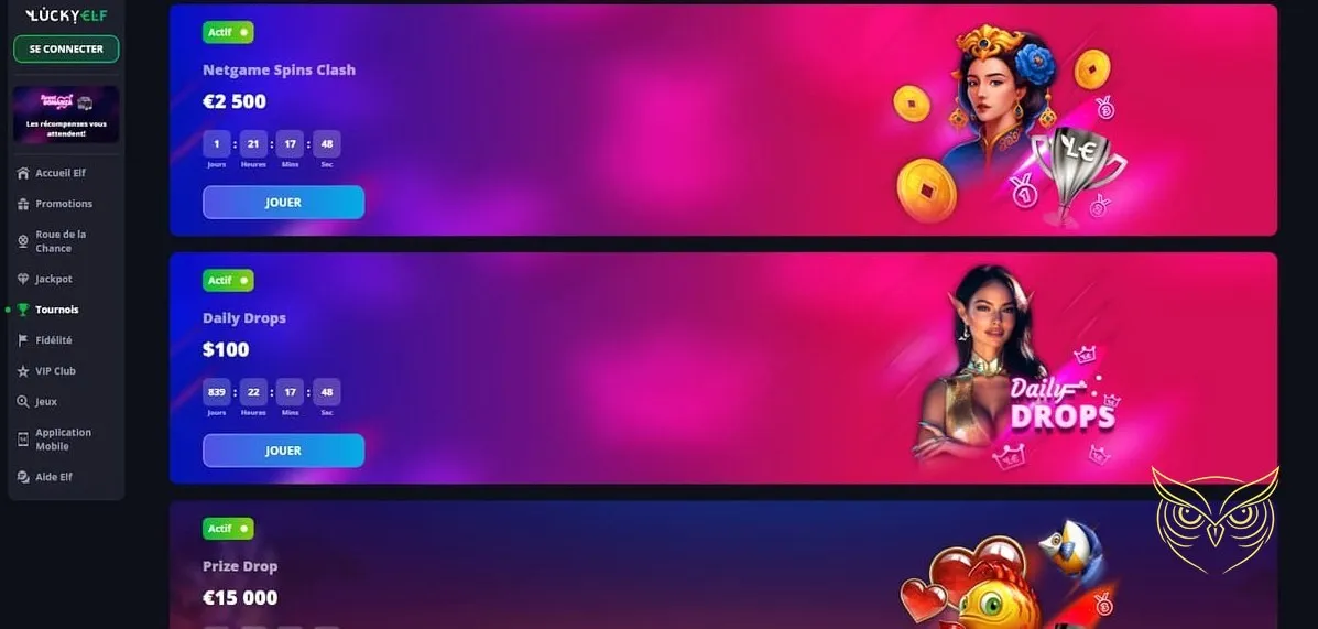 Visuel du téléchargement en attente Lucky Elf Casino