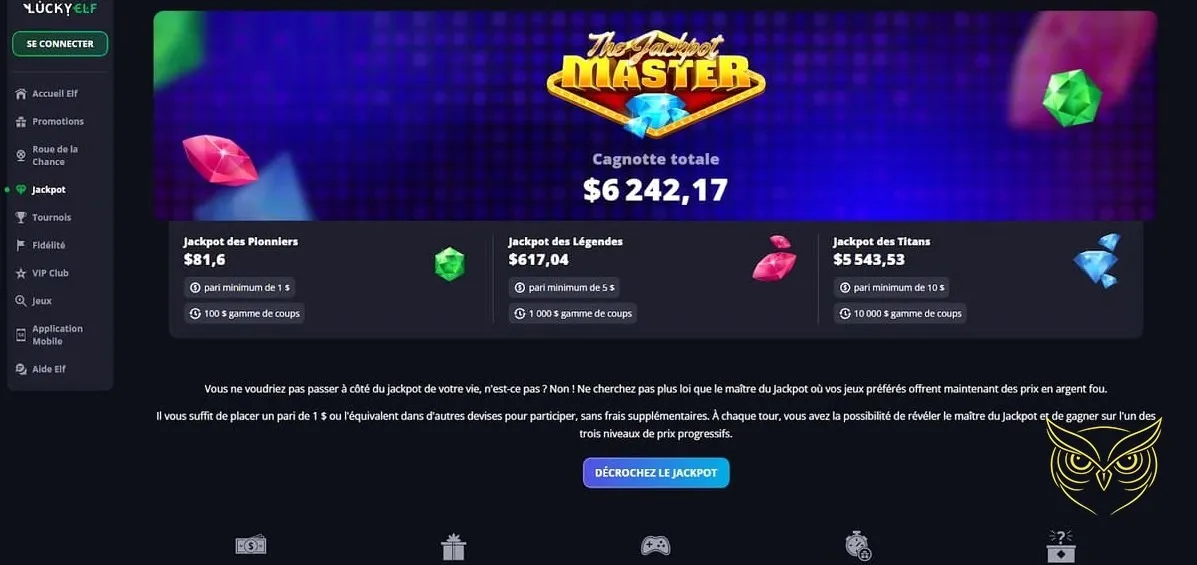 Icône affichant les autres bonus Lucky Elf Casino