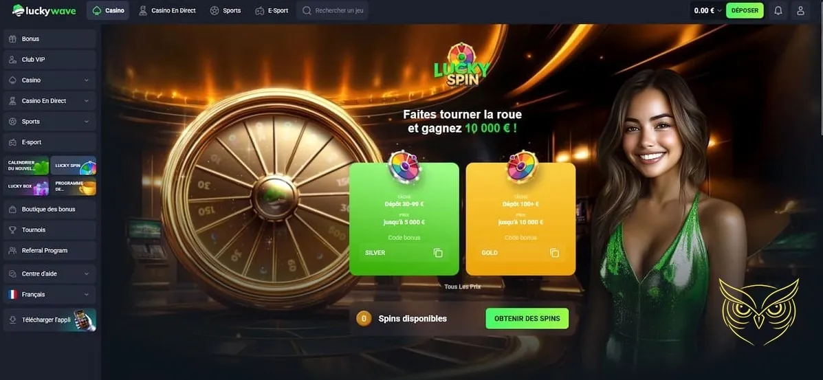 Icône du Club VIP Lucky Wave Casino