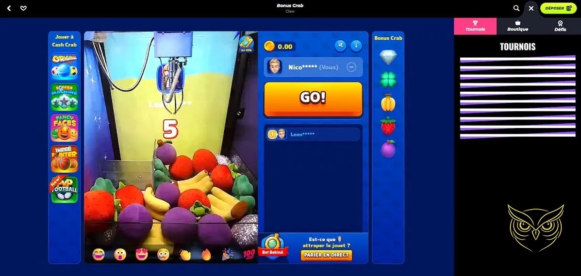 Visuel de la section jeux de table Lunubet Casino