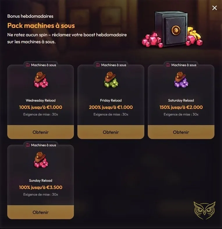 Interface des paris sportifs Mad Casino