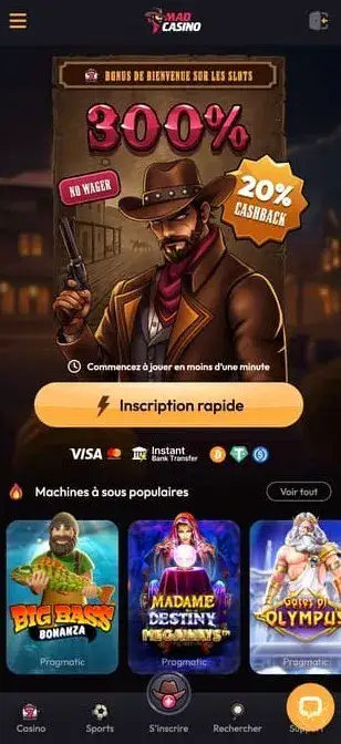 Icône de l'application mobile Mad Casino