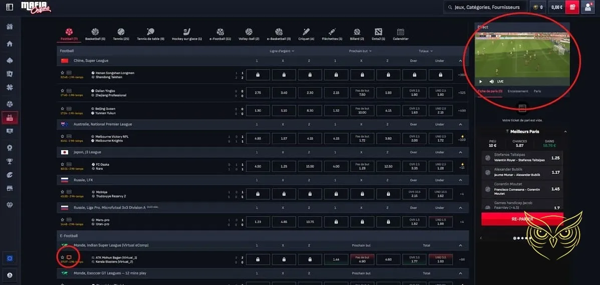 Présentation du bonus Crab Mafia Casino
