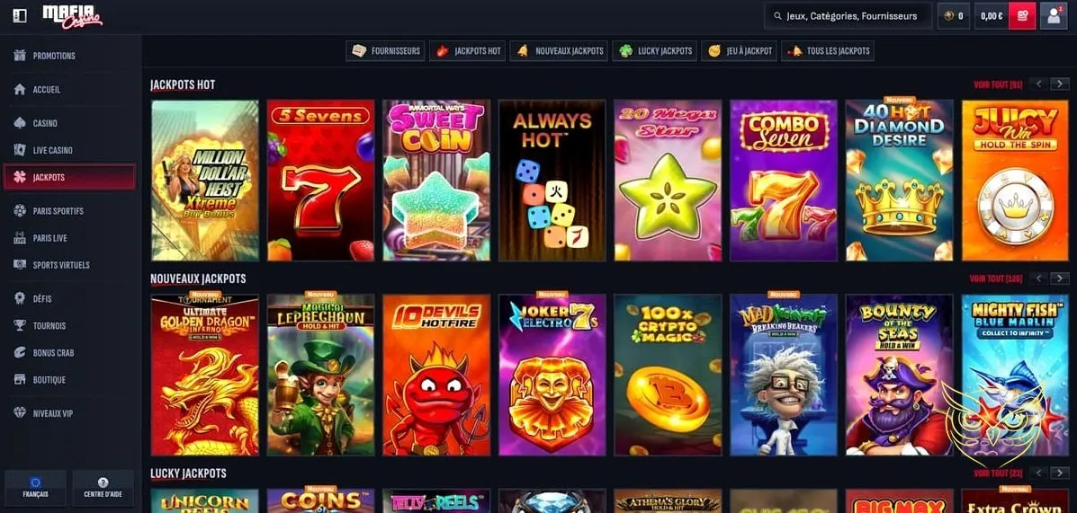 Visuel du bonus de bienvenue Mafia Casino