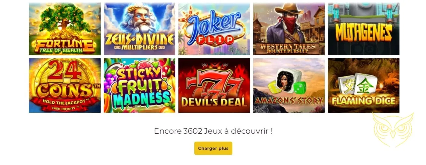 Capture d'écran de la boutique Magical Shop