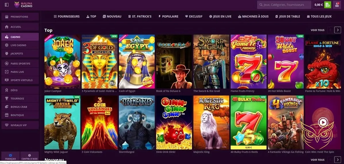 Icône du bonus Crab Malina Casino