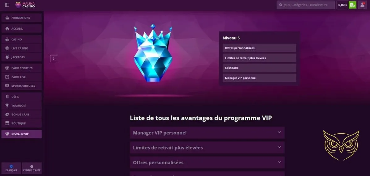 Icône de la boutique Malina Casino