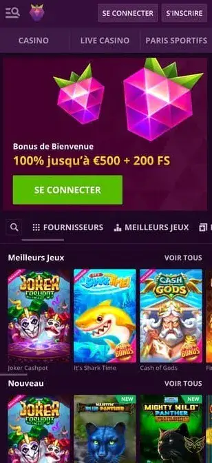 Icône de l'application mobile Malina Casino