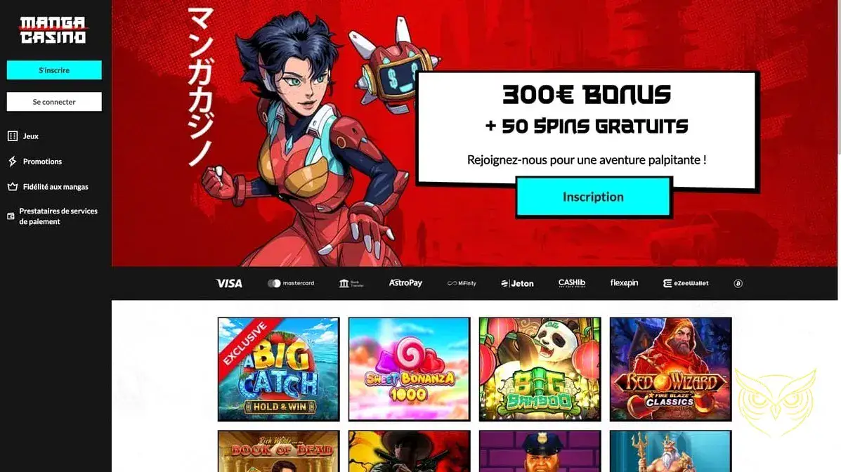 Logo officiel du Manga Casino