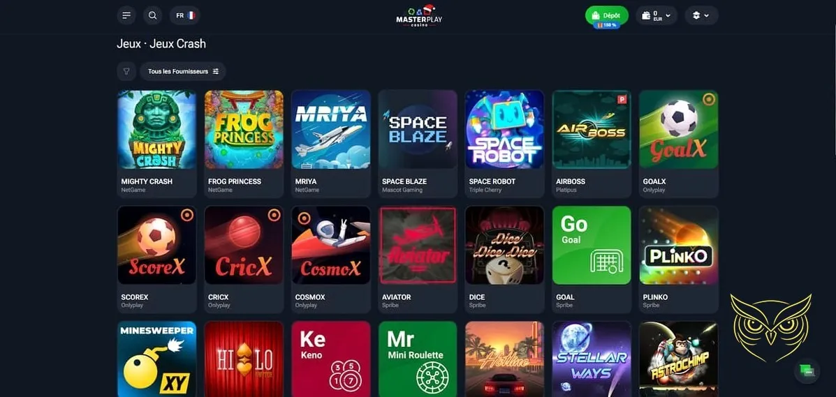 Icône Crazy Crypto pour MasterPlay Casino