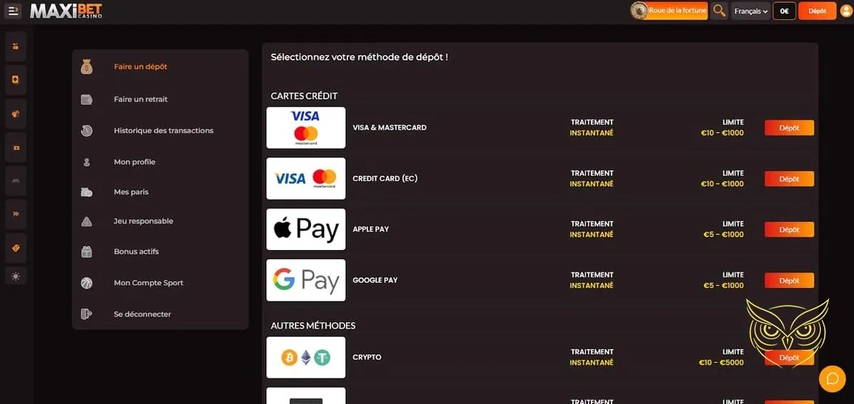 Icône des mini jeux MaxiBet Casino