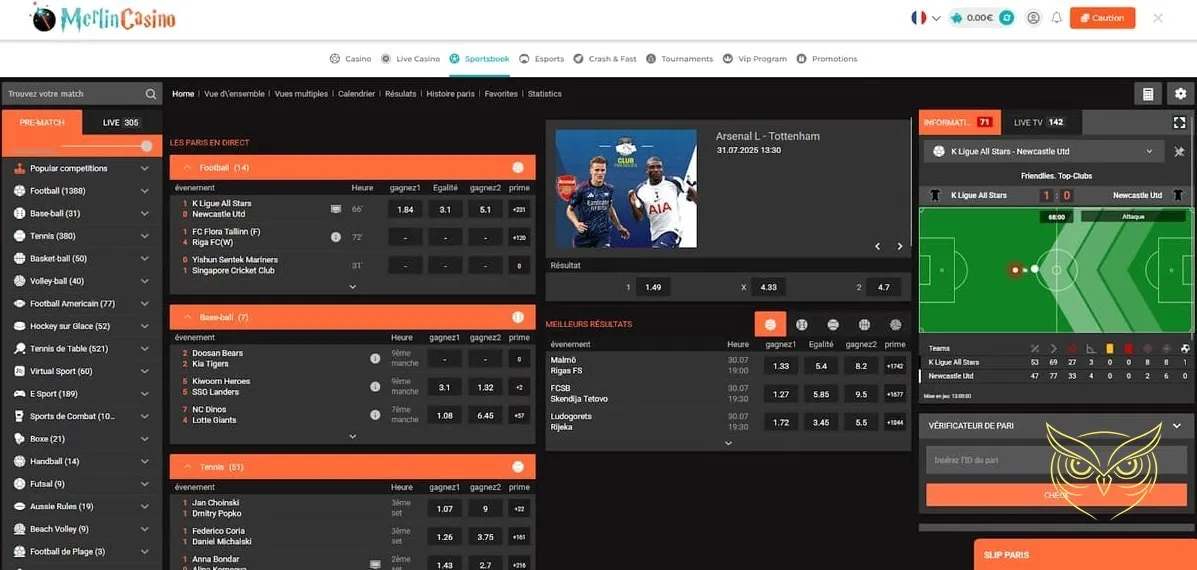 Icône du programme VIP Merlin Casino
