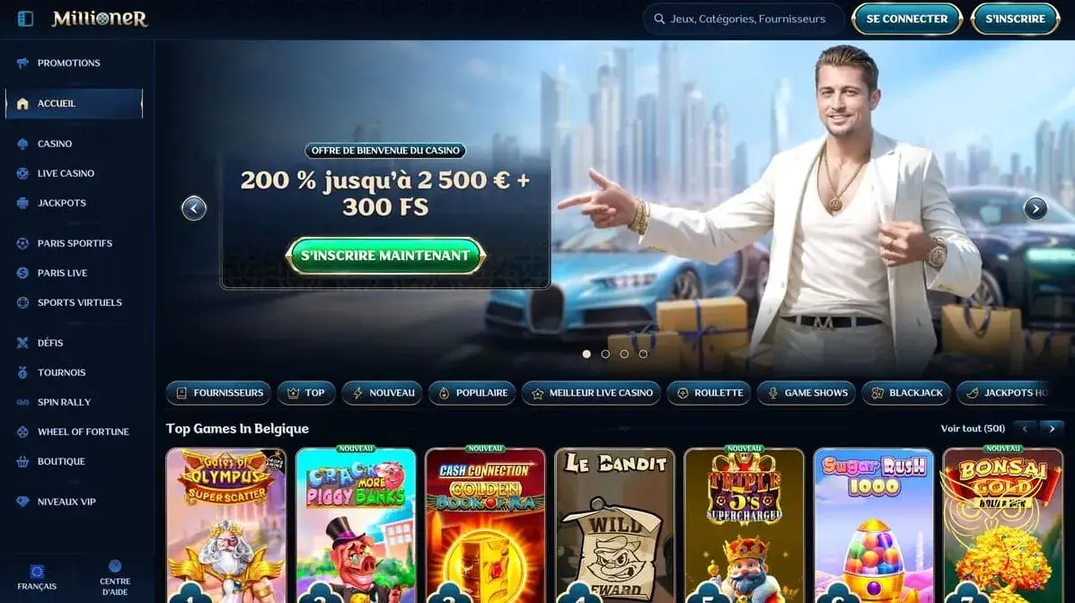 Logo officiel du casino Mlilioner