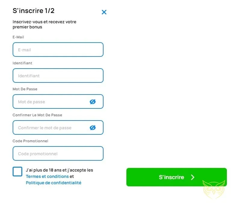 Interface de la boutique de récompenses Millionz Casino