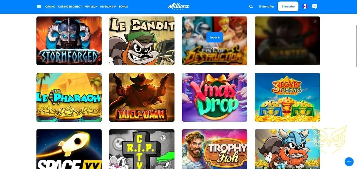 Progression et avantages du programme VIP Millionz Casino