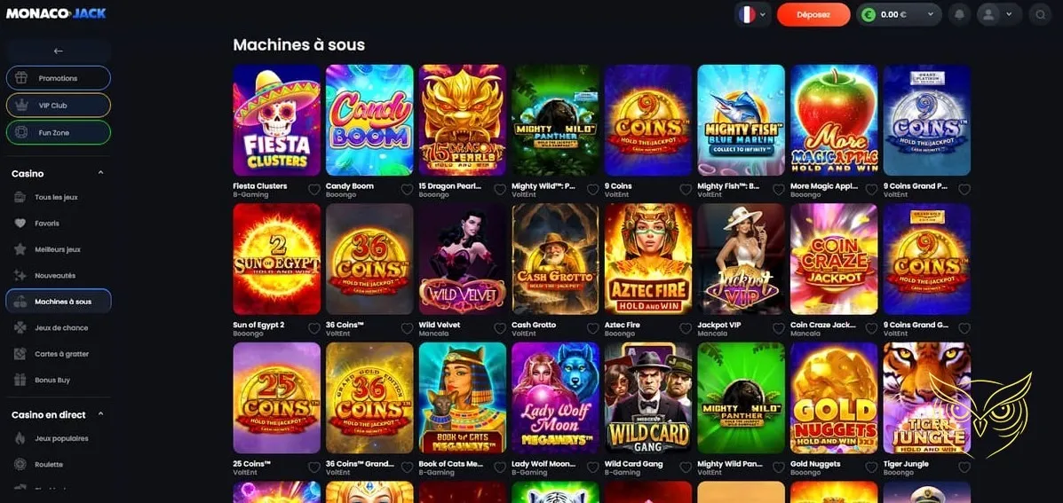 Icône d'inscription MonacoJack Casino