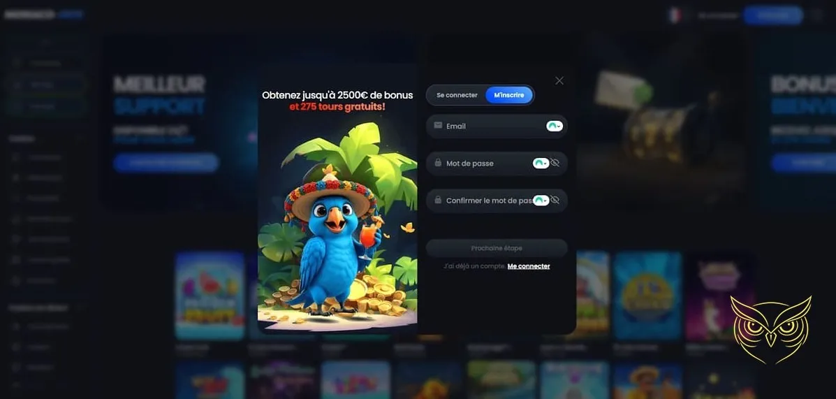 Icône des promotions régulières MonacoJack Casino