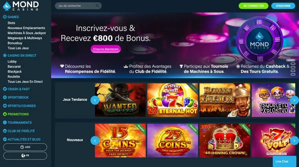 Logo officiel du casino Mond Casino