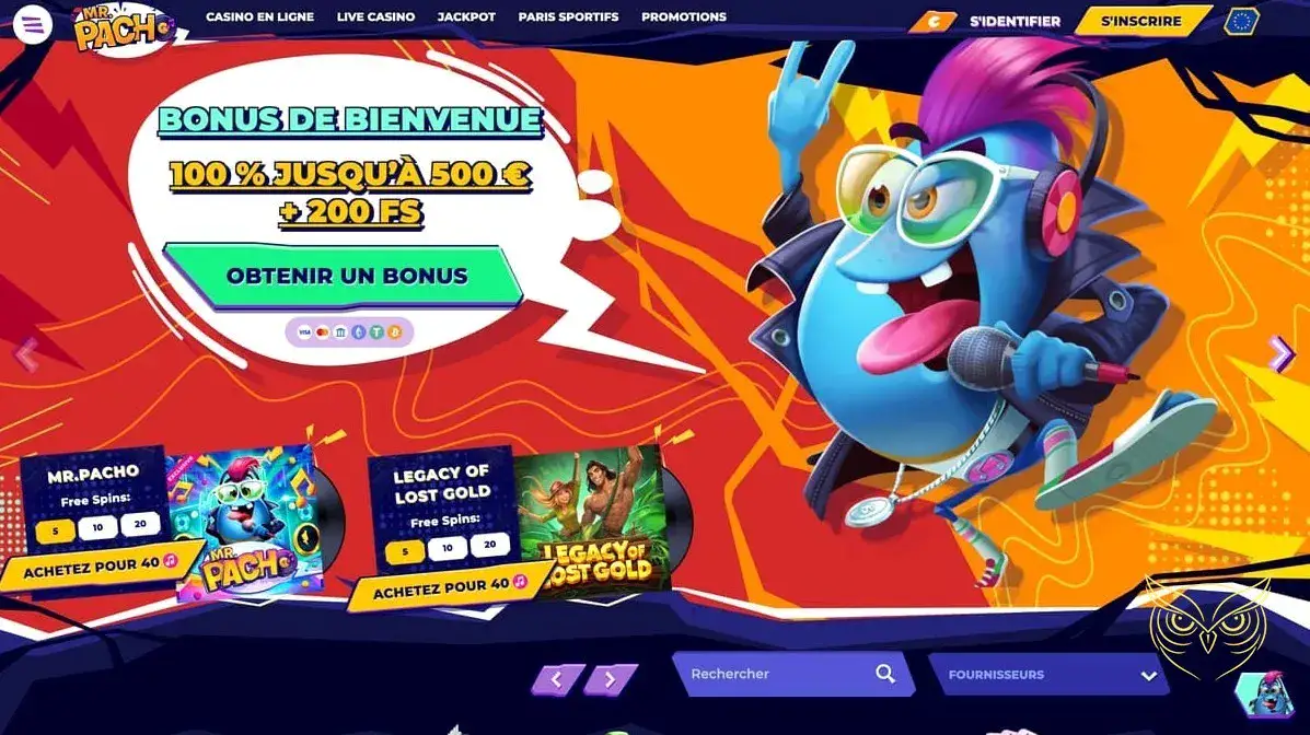 Logo officiel du casino en ligne MrPacho