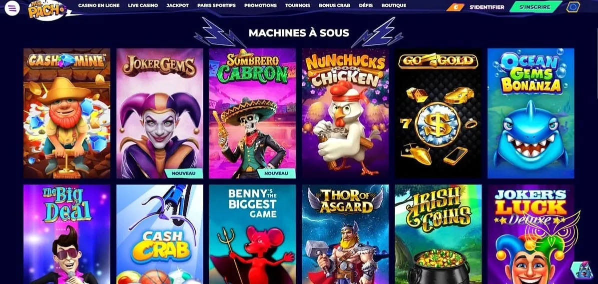 Rayons de la boutique de récompenses MrPacho Casino