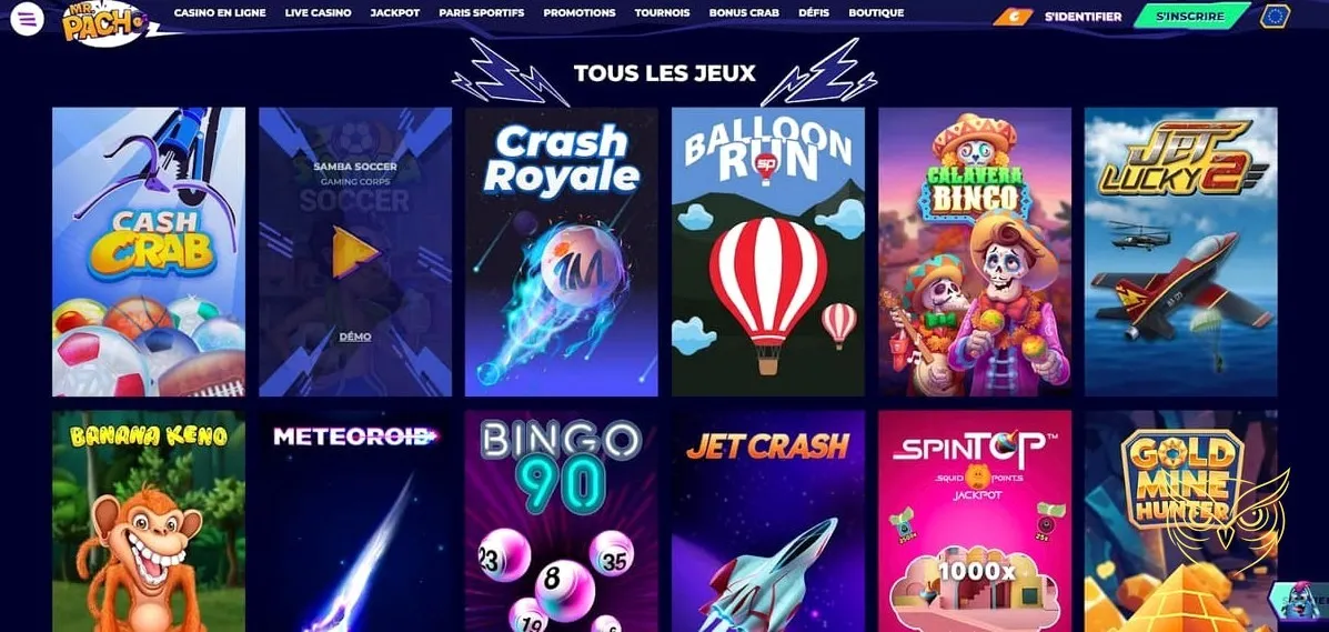 Calendrier des tournois de casino MrPacho disponibles