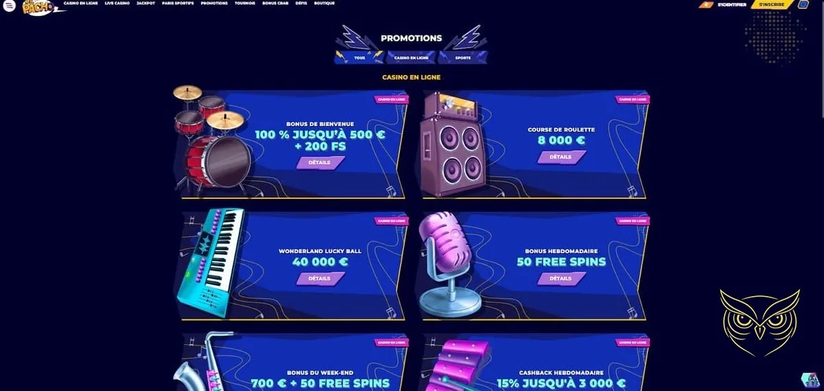 Défis et challenges disponibles sur MrPacho Casino