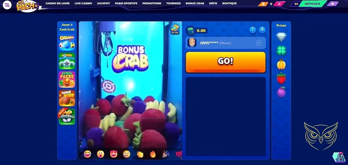 Catalogue des jeux de table MrPacho Casino