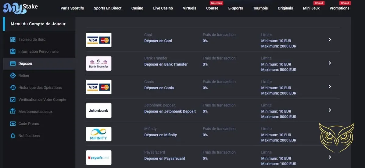 Symbole des tournois de casino MyStake.