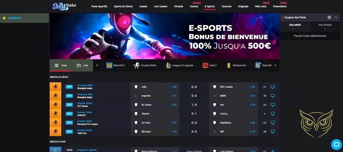 Logo du Club VIP de MyStake Casino.