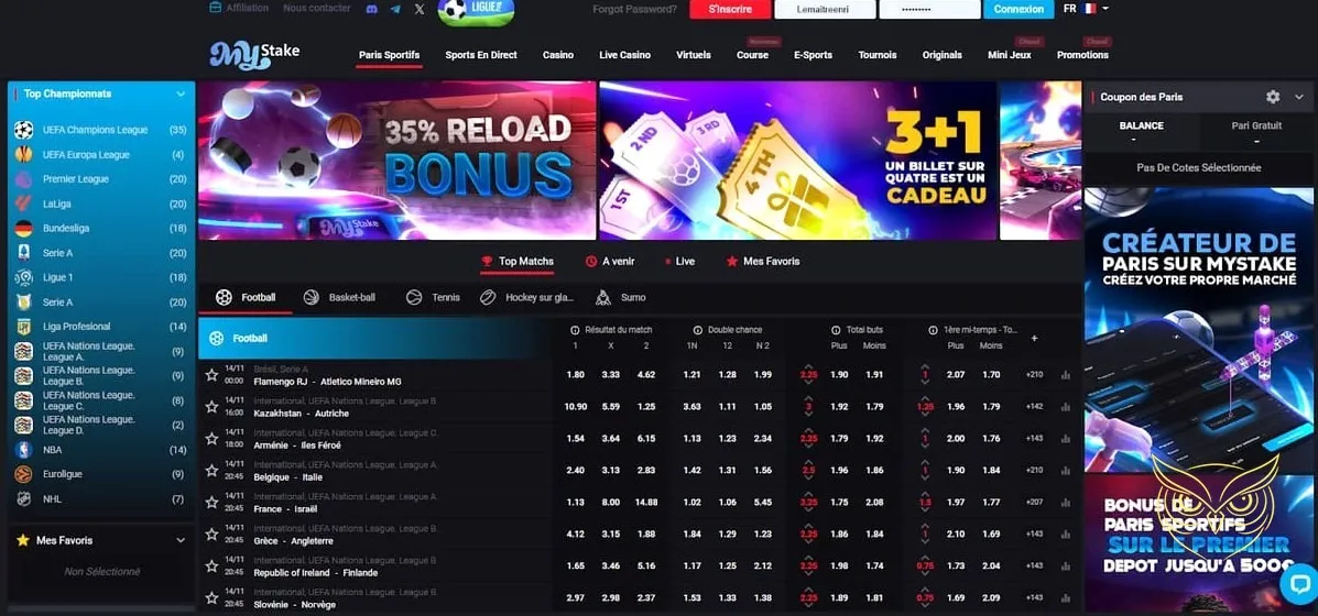 Symbole des méthodes de retrait MyStake Casino.