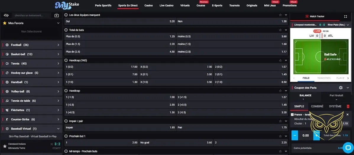 Icône de la section FAQ MyStake Casino.