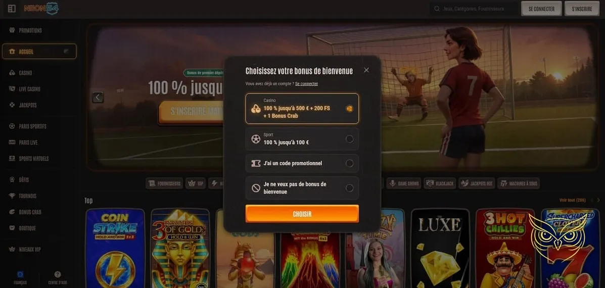 Icône des tournois organisés par Neon54 Casino.