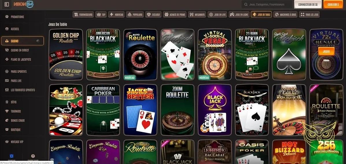 Symbole des défis uniques de Neon54 Casino.