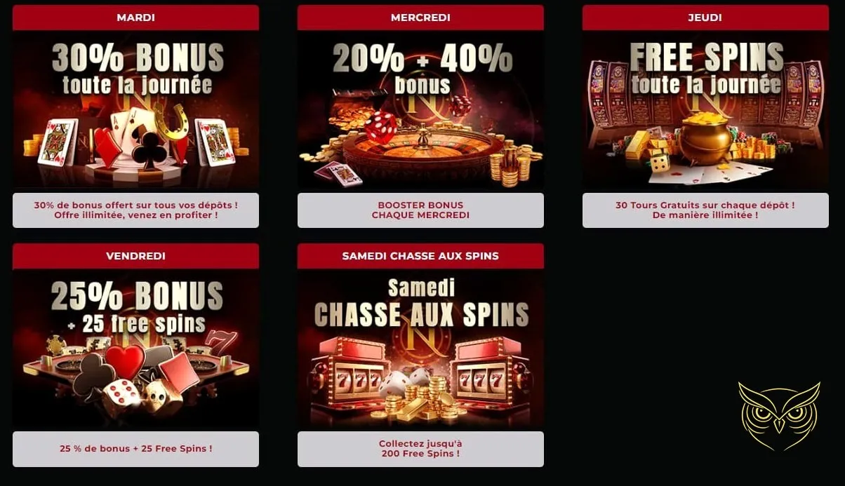 Accès au mode démo Nevada Win Casino