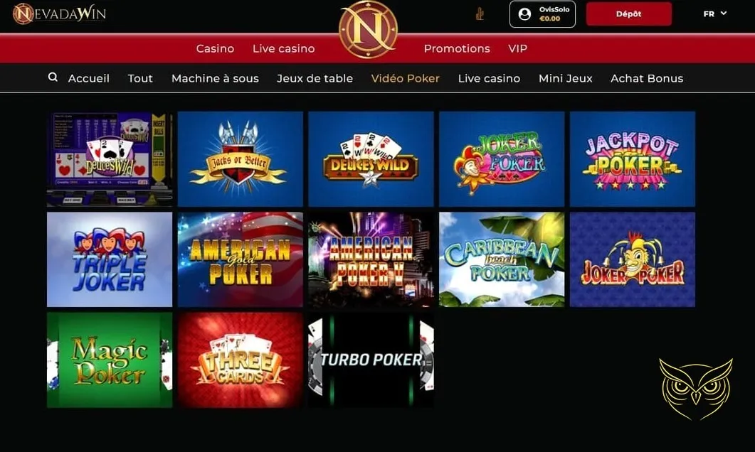 Fenêtre de vérification par code SMS Nevada Win