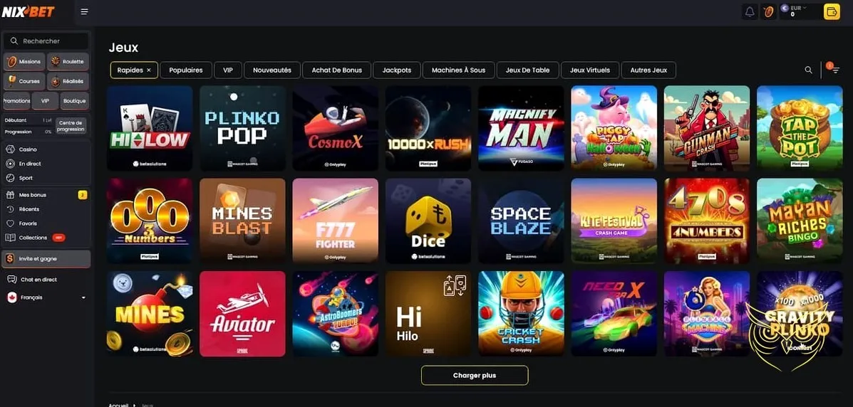 Icône des événements spéciaux Nixbet Casino.