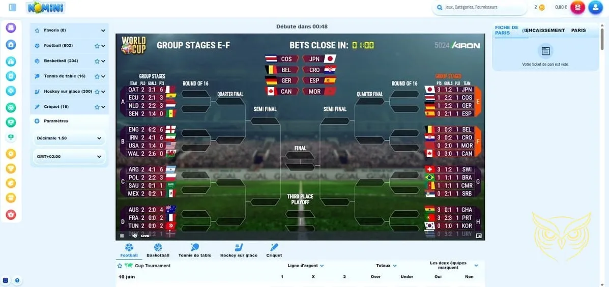 Illustration de l'offre Bonus Crab Nomini Casino