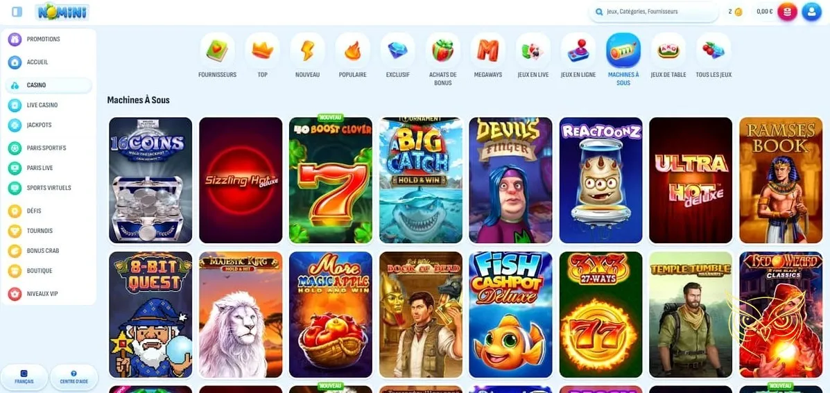 Visuel de la promotion Spin Rally Nomini Casino