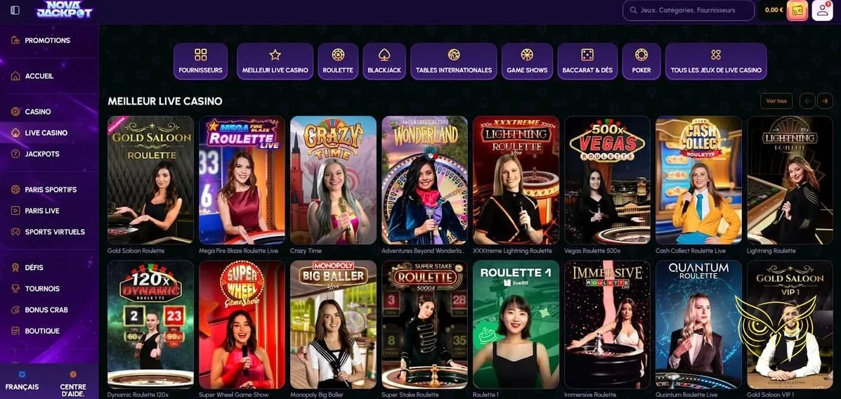 Bannière du bonus de bienvenue sportif NovaJackpot