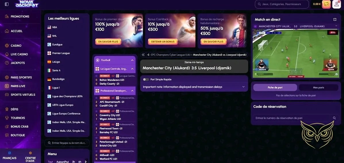 Icône du centre d'aide NovaJackpot Casino