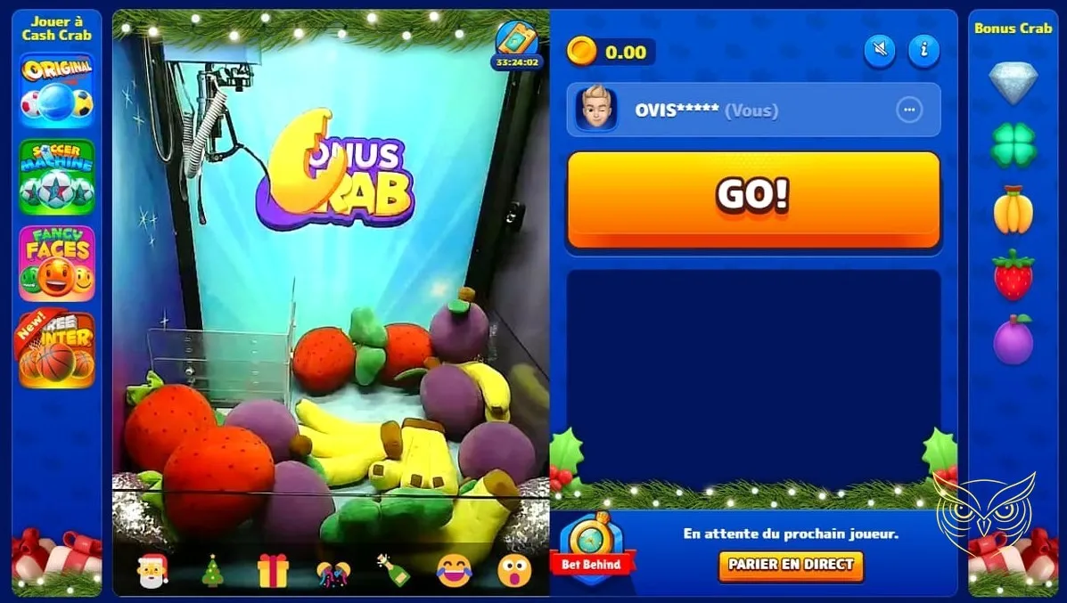 Section casino en direct de NovaJackpot